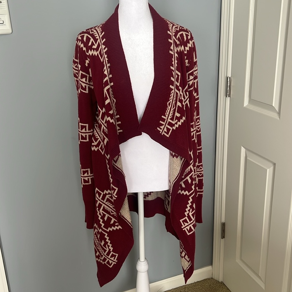 Urban Outfitters (Staring at Stars) Red Aztec Sweater - Size M